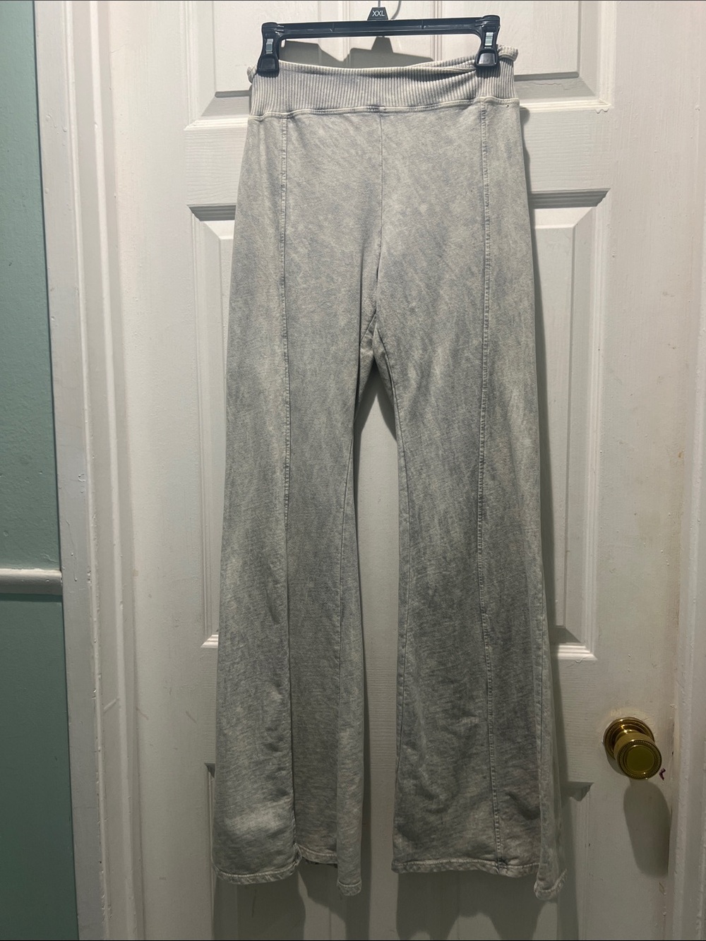 Women’s Light Gray Flare Lounge Pants